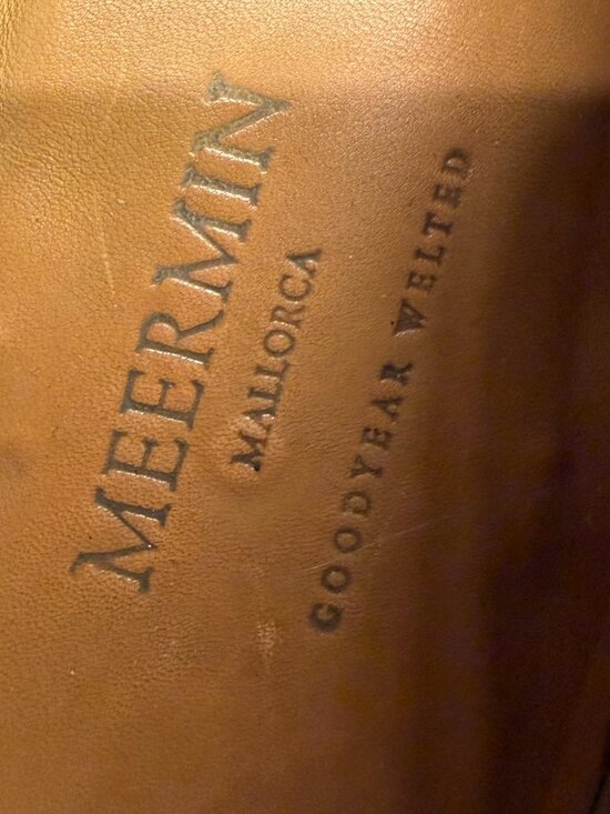 Meermin - Unlined Kudu Penny loafer 7.5 UK= 8.5 US